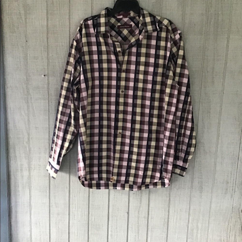 Tommy Bahama plaid Button Down